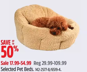 Canadian Tire Pet beds offer
