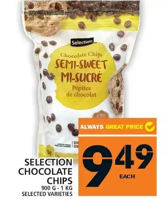 Food Basics Selection chocolate chips offer