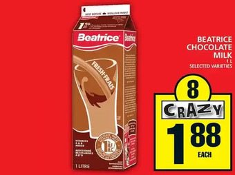 Food Basics Beatrice chocolate milk offer