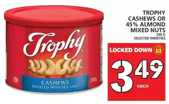 Food Basics Trophy cashews or 45% almond mixed nuts offer