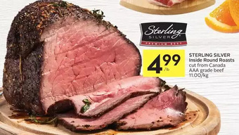 Foodland Sterling silver inside round roasts offer