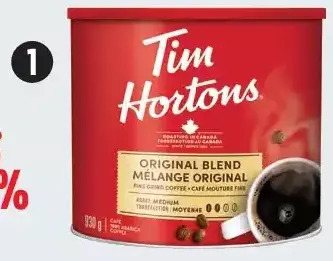 Canadian Tire Tim hortons ground coffee offer