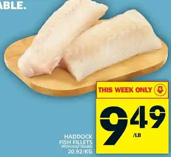 Food Basics Haddock fish fillets offer