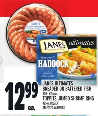 Metro Janes ultimates breaded or battered fish offer
