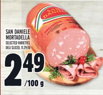 Metro San daniele mortadella offer