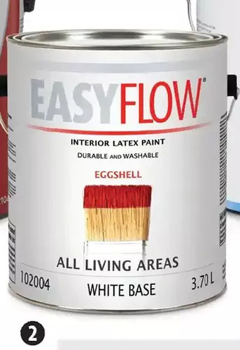 Canadian Tire Easyflow interior latex paint offer