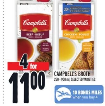 Metro Campbell's broth offer