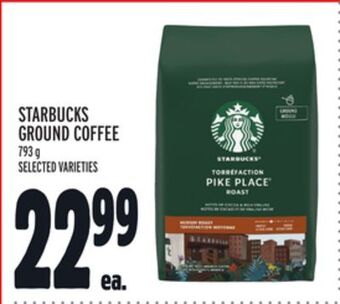 Metro Starbucks ground coffee offer