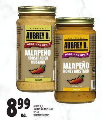 Metro Aubrey d. jalapeño mustard offer