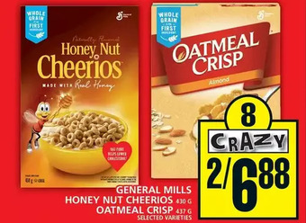 Food Basics General mills honey nut cheerios oatmeal crisp offer