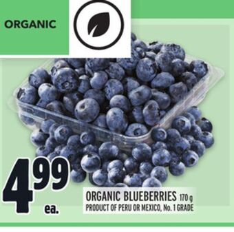 Metro Organic blueberries offer