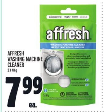 Metro Affresh washing machine cleaner offer