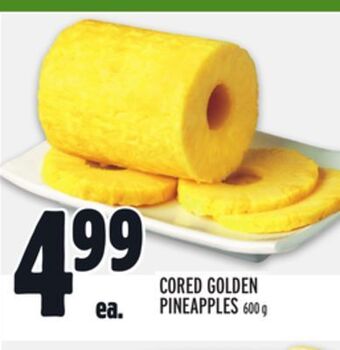 Metro Cored golden pineapples offer