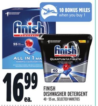 Metro Finish dishwasher detergent offer