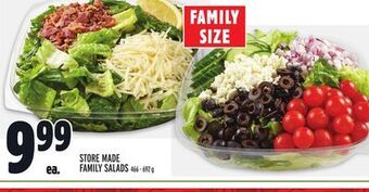 Metro Store made family salads offer