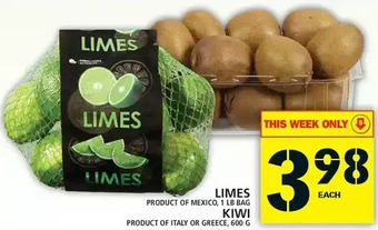 Food Basics Limes | kiwi offer