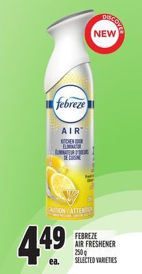 Metro Febreze air freshener offer