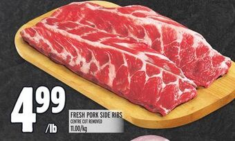Metro Fresh pork side ribs offer