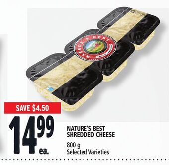 Metro Nature's best shredded cheese offer