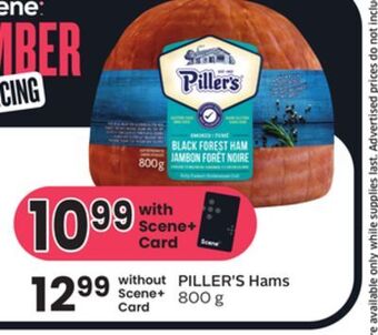 Foodland Piller's hams 800 g offer
