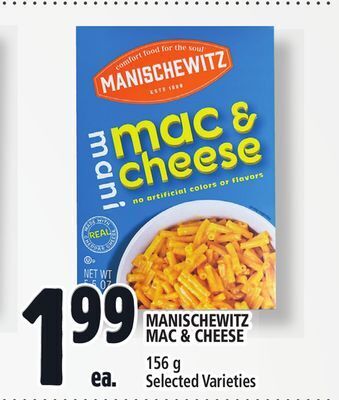 Metro Manischewitz mac & cheese offer