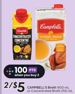 Sobeys Campbell's broth offer