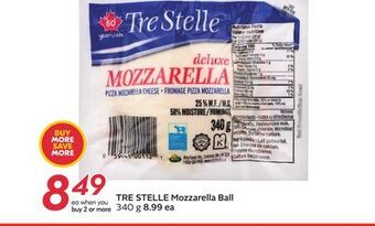 Sobeys Tre stelle mozzarella ball offer