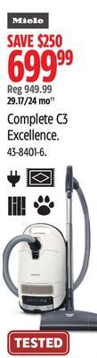 Canadian Tire Miele complete c3 excellence offer