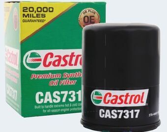 Canadian Tire Castrol premium synthetic oil filters offer