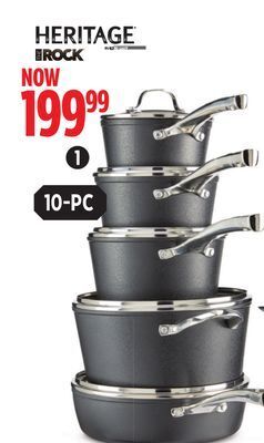 Canadian Tire Heritage non-stick diamond cookset offer