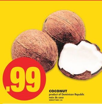 No Frills Coconut offer
