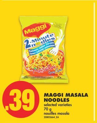 No Frills Maggi masala noodles, 70 g offer