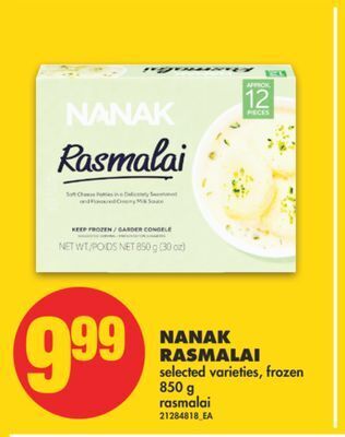 No Frills Nanak rasmalai, 850 g offer