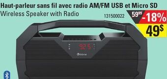 Sushi Shop Wireless speaker with radio offer