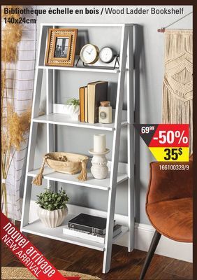 Sushi Shop Wood ladder bookshelf offer