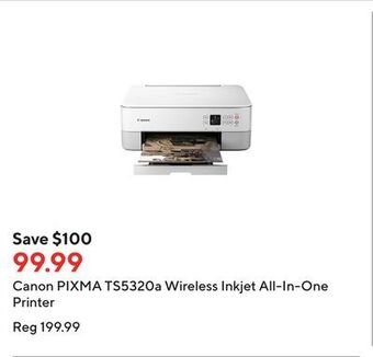 Staples Canon pixma ts5320a wireless inkjet all-in-one printer offer