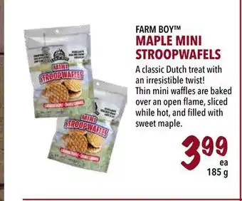 Farm Boy Farm boy™ maple mini stroopwafels offer
