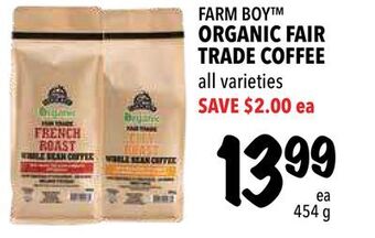 Farm Boy Farm boy™ organic fair trade coffee offer