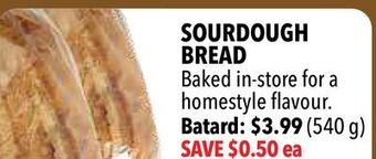 Farm Boy Sourdough bread offer