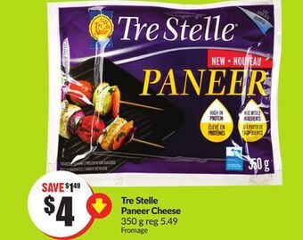 Chalo FreshCo Tre stelle paneer cheese 350 g offer