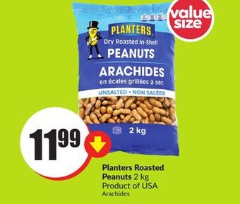 Chalo FreshCo Planters roasted peanuts 2 kg product of usa offer