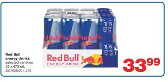 Wholesale Club Red bull energy drinks, 12 x 473 ml offer