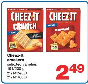 Wholesale Club Cheez-it crackers, 191/200 g offer