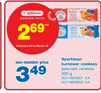 Wholesale Club Voortman turnover cookies, 300 g offer