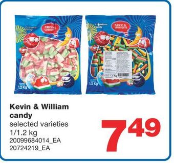 Wholesale Club Kevin & william candy, 1/1.2 kg offer