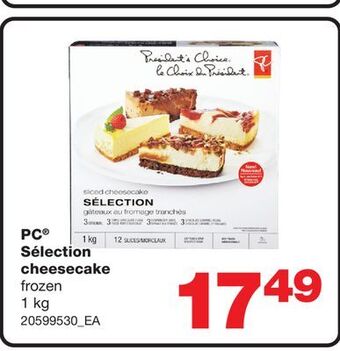 Wholesale Club Pc® sélection cheesecake, 1 kg offer