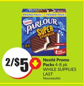 Chalo FreshCo Nestlé promo packs 4-8 pk offer