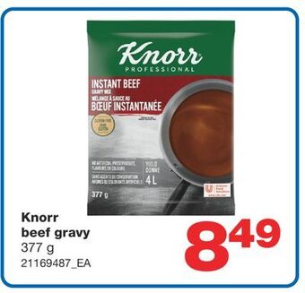 Wholesale Club Knorr beef gravy, 377 g offer