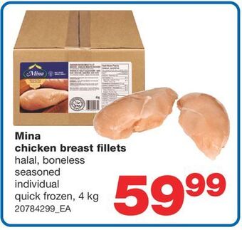 Wholesale Club Mina chicken breast fillets, 4 kg offer