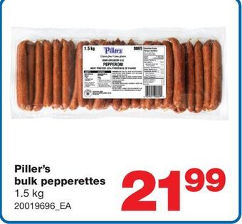 Wholesale Club Piller's bulk pepperettes, 1.5 kg offer